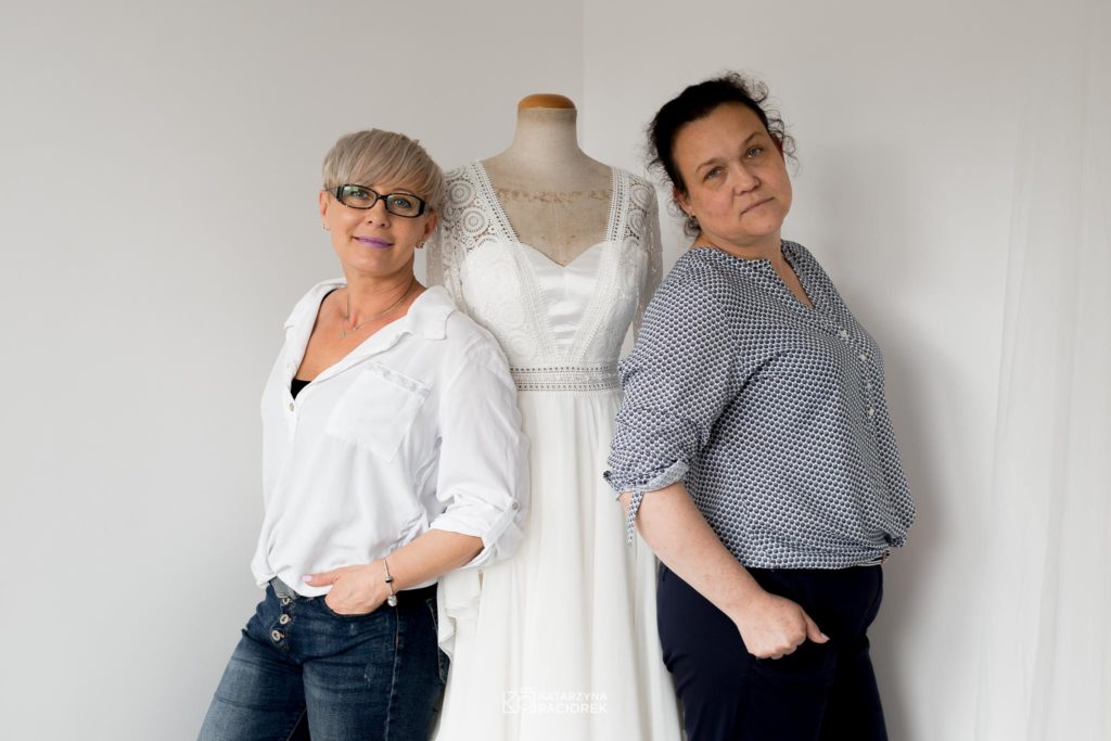 Anita i Agnieszka, stylistki sukni ślubnych