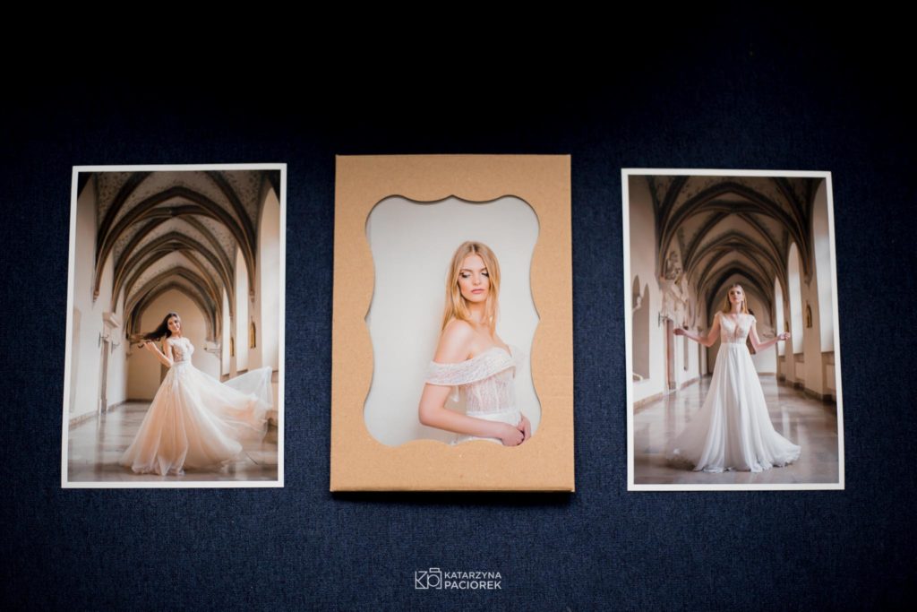 Zdjęcia przedstawiające suknie ślubna Monalisa Studio w wykonaniu Katarzyna Paciorek Fotografia